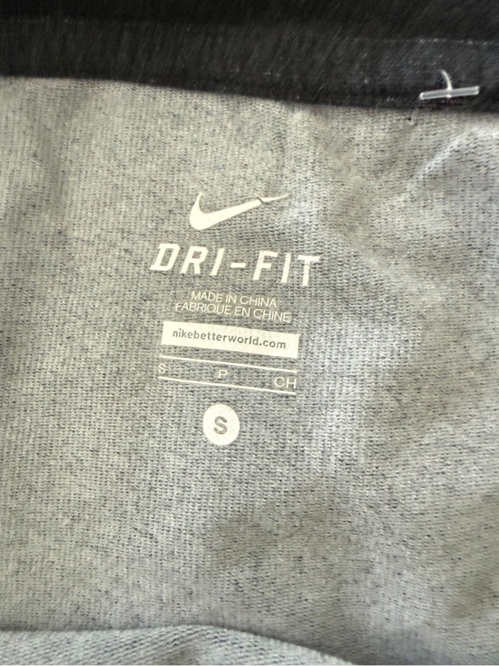 Nike dry-fit boat neck light sweat shirt in grey - Picture 4 of 5
